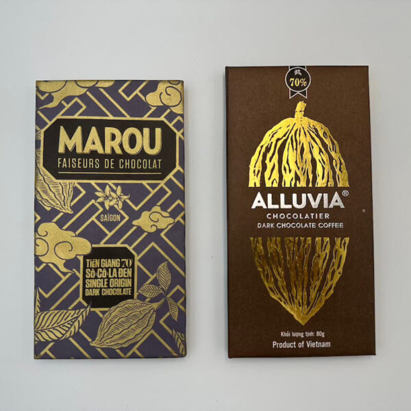 食べ比べセット｜MAROUとALLUVIAチョコレート70%
